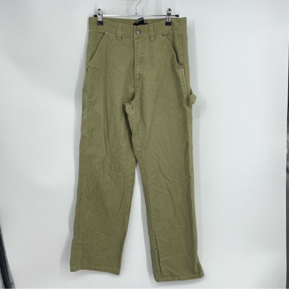 Forever 21 green Carpenter‎ Jeans Sz 26 olive wide leg